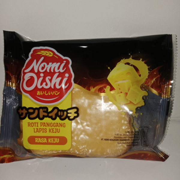 NOMI OISHI ROTI PANGGANG LAPIS KEJU 65g
