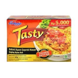 MIE SEDAAP INSTANT TASTY BAKMI AYAM GEPREK MATAH 124 g
