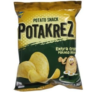 POTATO SNAK POTAKREZ Extra Crispy Potato slices Rasa Rumput Laut 11 g