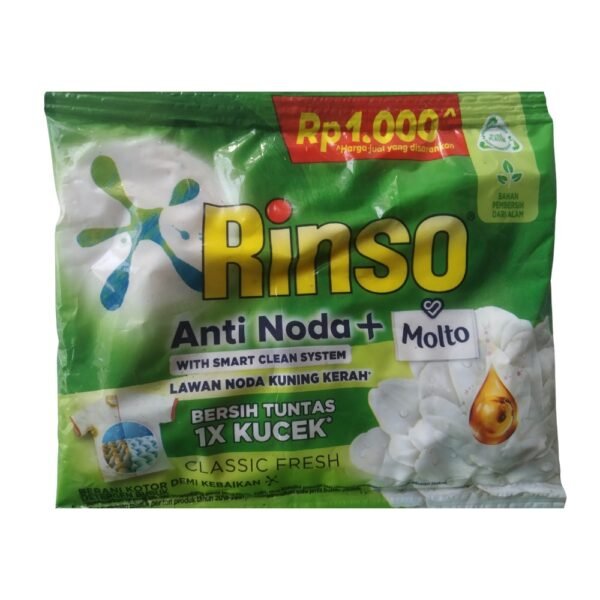 RINSO ANTI NODA + WITH SMART CLEAN SYSTEM
