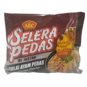 Mi ABC SELERA PEDAS MI INSTAN MIE KUAH RASA GULAI AYAM PEDAS 70g