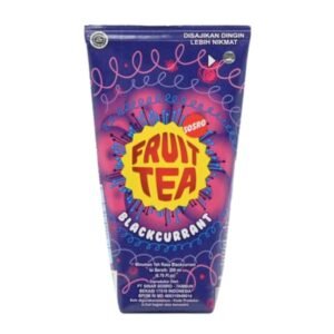 SOSRO FRUIT TEA POTS MINUMAN TEH RASA BLACKCURRANT 200ML 3500