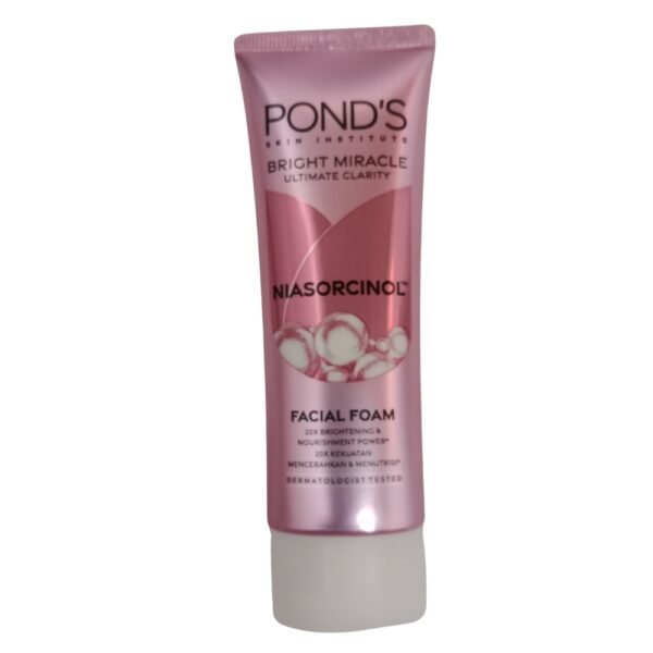 POND'S BRIGHT MIRACLE NIASORCINOL PEMBERSIH& PENCERAH WAJAH FOAM 50G