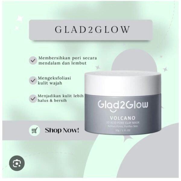 Glad2Glow Volcano 3D Clay Mask