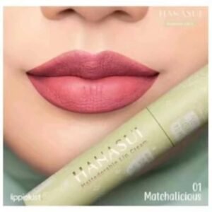 Hanasui Mattedorable LipCream Matcha 01 Matchalicious