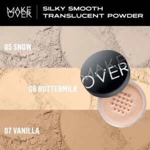 Make Over Silky S Trans PWD - Bedak Tabur 06 buttermilk